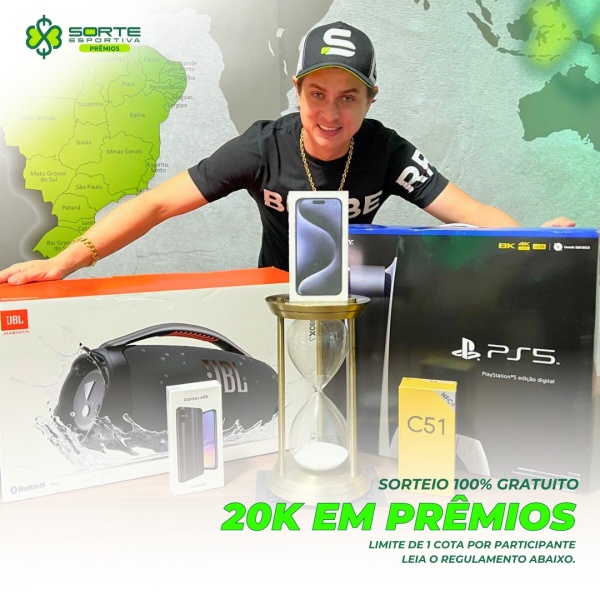 SORTEIO GRATUITO MAIS DE 20K 🤑  - PREMIAÇÃO PAGA